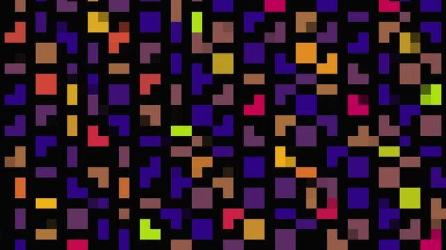 animated geometric pattern. abstract woven patten or pixel art pattern background