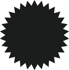 Black graphic design elements for decoration, Geometric Shapes, Circle, Square and Oval Elements, Shapes for Stickers