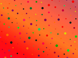 colorful polka dots . abstract background