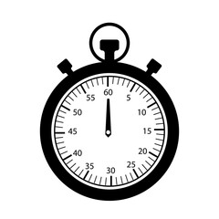 stopwatch, time, clock vector icon