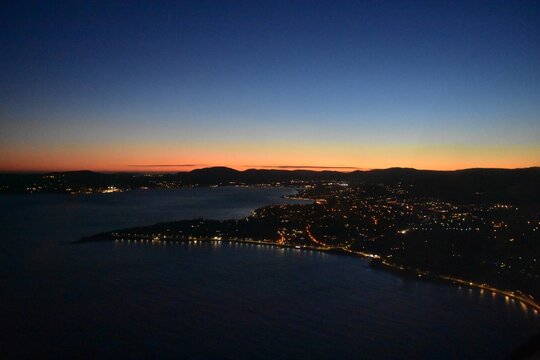 Sainte Maxime, vue d'avion