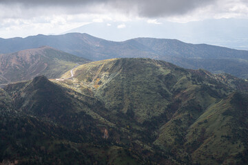 長野県と群馬県の県境の絶景　渋峠