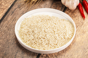 Indian cuisine - raw basmati rice