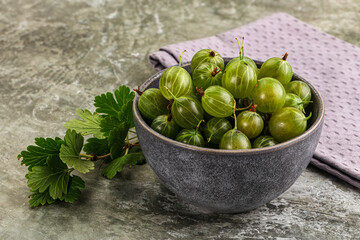 Ripe sweeet and juicy gooseberry