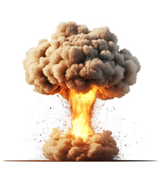 recommend clip art: 
                    Nuclear explosion and mushroom cloud isolated on transparent background  [PNG]
                    
                    
                    