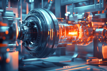 Fototapeta premium Join leading experts at the aofthanit engineering conference for mechanical manufacturing innovations