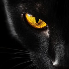 black cat eyes
