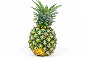 Fototapeta premium Pineapple on solid white background