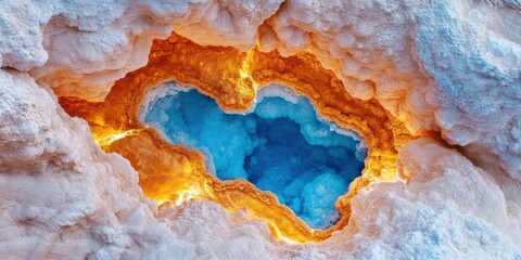 Naklejka premium Explore the Unforgettable Canyon: A Vibrant Landscape of Colorful Stone Formations