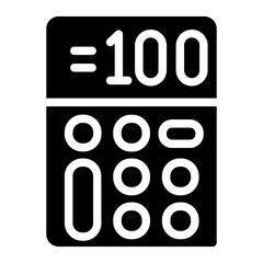 Calculator Solid Icon