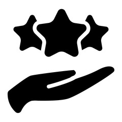 High rating Solid Icon