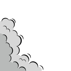 Obraz premium Cloud Comic Corner