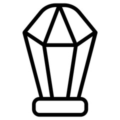 Crystal meth Line Icon