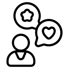 Customer review Line Icon