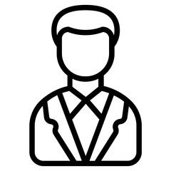 Interviewer Line Icon