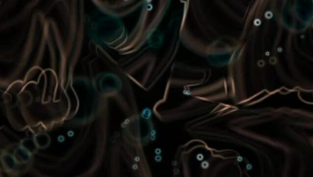  Colorful Line Art, abstract background with waves