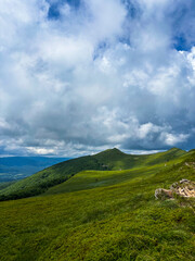 Fototapeta premium Beautiful landscape of summer mountains