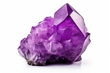 Fototapeta premium Purple amethyst crystal gemstone mineral jewelry.
