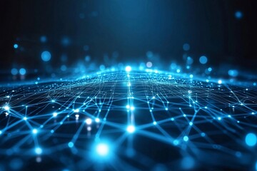 Abstract Network Connection - Digital Technology and Innovation