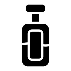 Square perfume bottle Solid Icon