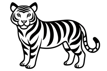 Creative animal vector illustration with a white background