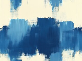 Soft blue-striped Ikat pattern, minimal design, flat texture, ideal for modern decor and textile applications, versatile and elegant