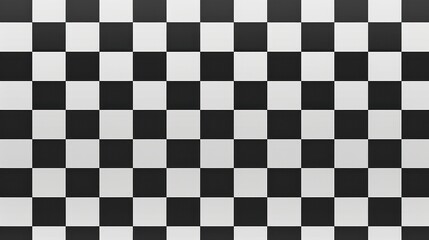 Black and white chess board
