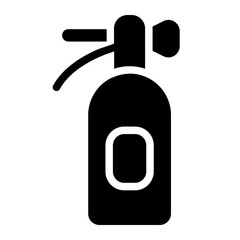 Fire extinguisher Solid Icon