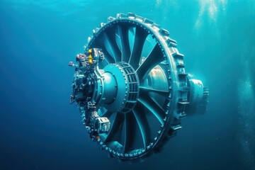 Revolutionary High-Tech Underwater Hydroelectric Turbines Harnessing Renewable Energy Beneath the Waves