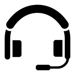 Headset Solid Icon