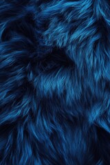 Naklejka premium Blue furry animal close-up