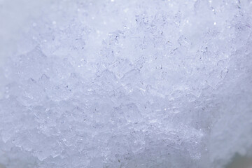 細かく砕いた氷の粒