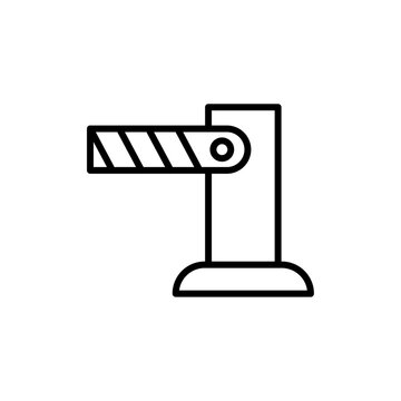 recommend clip art: Barrier icon logo sign set vector outline