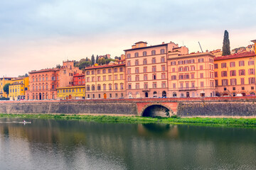 traditional italian houses, Florence, Italy
