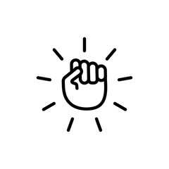 Empowerment icon logo sign set vector outline