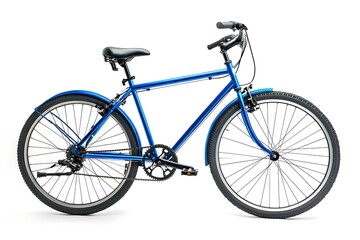 Fototapeta premium Bicycle isolated on a white background, close up