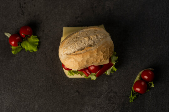 bread and tomatoes