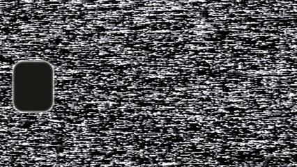 Vintage television static effect for retro media design projects