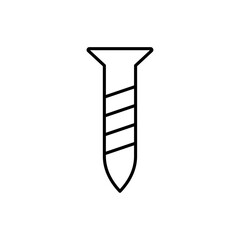 Screws icon logo sign set vector outline
