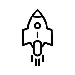 Startup icon logo sign set vector outline