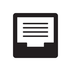 Archive icon. Simple vector sign.