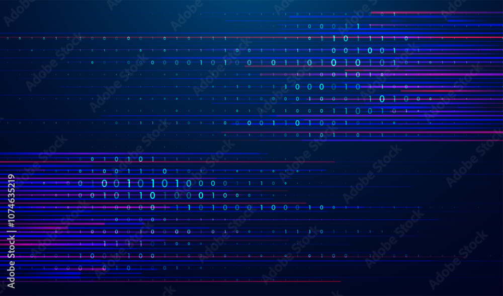 Poster abstract big data code representation. modern high-tech data background. graphic concept for your de