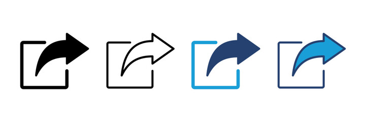 Share icon vector. Sharing vector icon