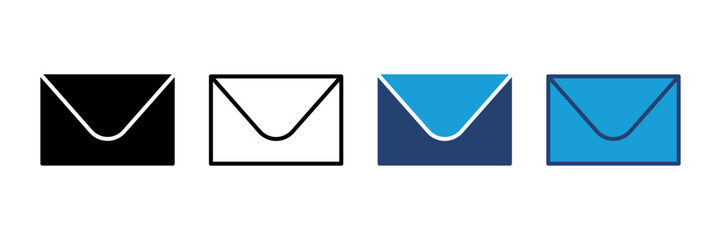 Mail icon vector. email icon vector. E-mail icon. Envelope illustration