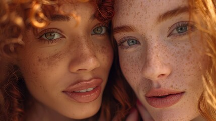 Obraz premium Diversity in Beauty: Promotes acceptance of all body types, skin tones, and facial features, encouraging inclusivity and celebrating the many forms of true beauty. 
