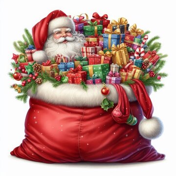 christmas tree and gifts