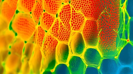 Microscopic view of graphene structure revealing intricate atomic patterns. Advanced material science and nanotechnology exploration.