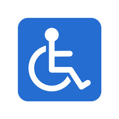 wheelchair, disability - symbol, pictogram, icon