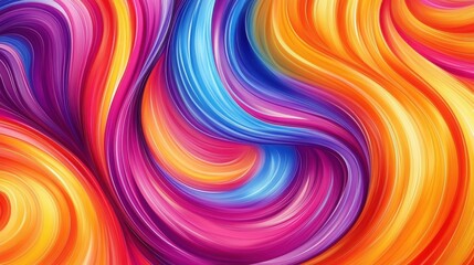 Colorful abstract swirl pattern with vibrant hues and smooth flowing lines.
