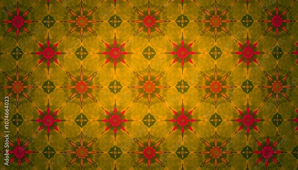 Poster Seamless 49-Pattern Background for Creative Design Projects and Digital Artworks, Perfect for Various Applications